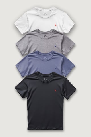 Kit 4 Camisetas Pica-pau Gota E Brasa