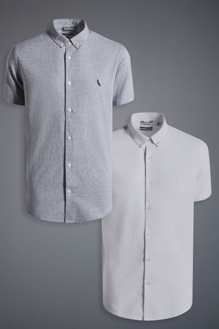 Kit 2 Camisas Mc Oxford Color