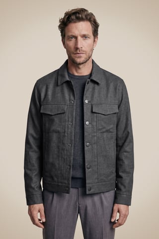 Jaqueta Trucker Soft Mescla